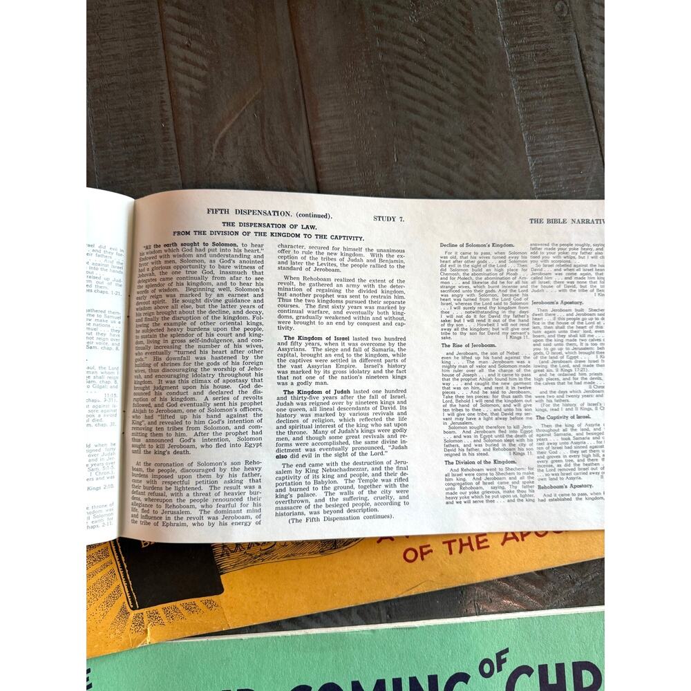 3PC Collectable The New Panorama Bible Study Course No 3 & 4 1966 Alfred Book - Picture 6 of 9
